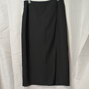 Requirements Black Midi Pencil Skirt